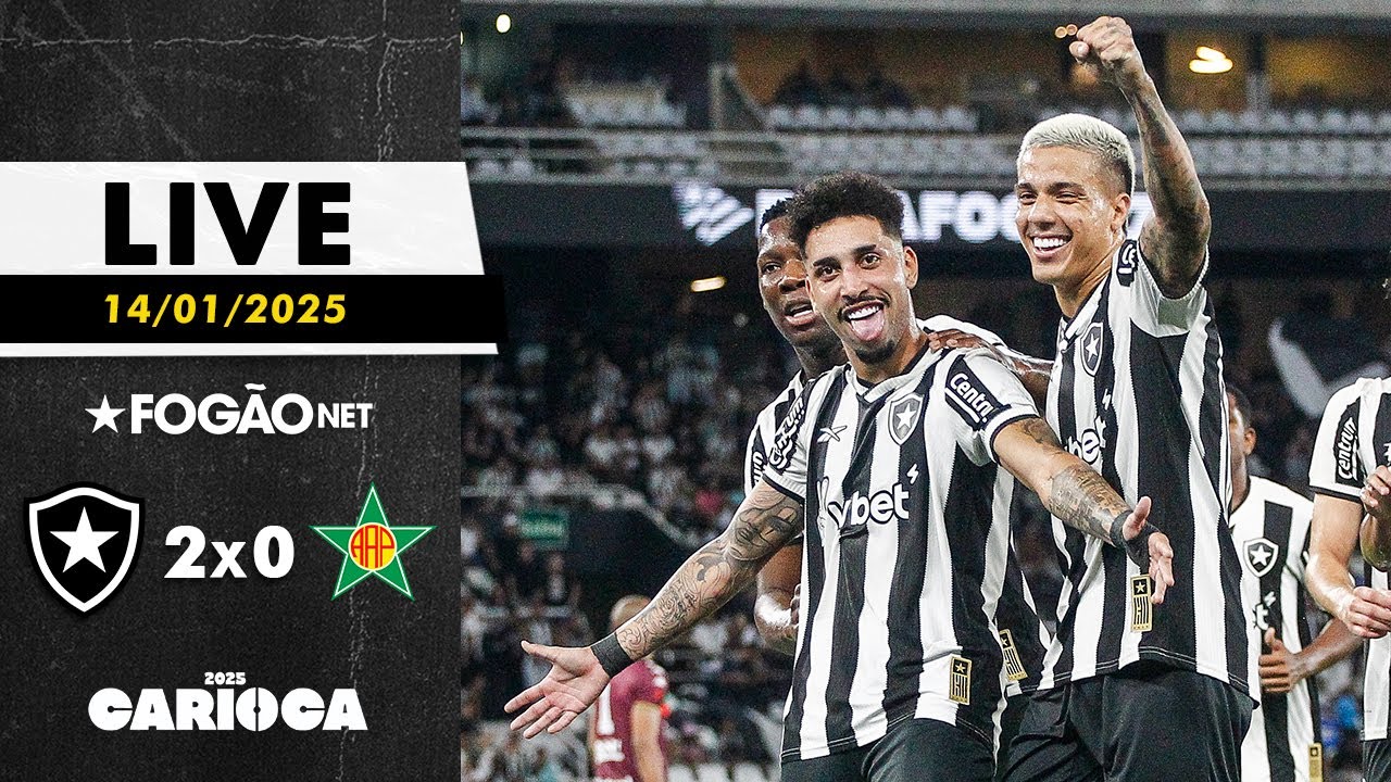 LIVE | Pós-jogo de Botafogo 2×0 Portuguesa pelo Campeonato Carioca