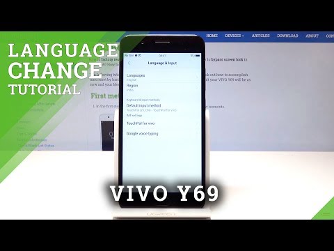 How to Set Up Language in VIVO Y69 - Language Settings