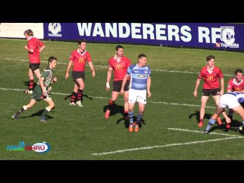 2016 NHRU Round 10 Premier 2 Highlights - Wanderers v Singleton Bulls