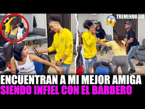 SE TRANCO EN EL BAÑO CON EL BARBERO Y EL MARIDO LA ENCUENTRA SIENDO INFIEL-Pt2(Sé armo tremendo lío)