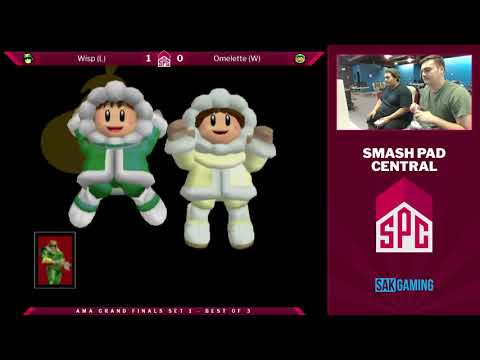 SPC 75 AMA Grand Finals - Wisp (Captain Falcon) vs Omelette (Ice Climbers)