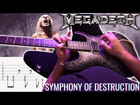 Megadeth – Symphony of Destruction POV Guitar Lesson/Cover | With Screen Tabs