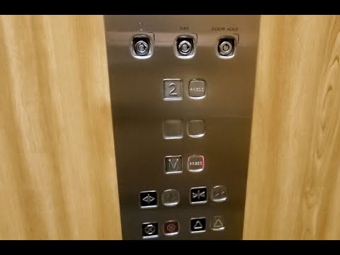 Loud Bell!! Montgomery Hydraulic Elevator at 3930 Sherbourne St. - Saanich BC