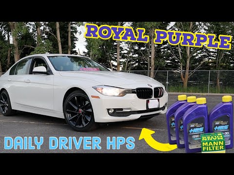 The BEST daily driver oil money can buy! - BMW 320i Royal Purple full synthetic HPS oil swap.