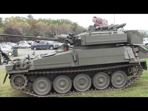 I took a ride in a British Alvis CVR(T) Sabre light tank!!