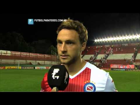 Rinaldi: "Ahora están entrando". Argentinos 2 - Guaraní 0. Fecha 17. Primera B Nacional 2014. FPT