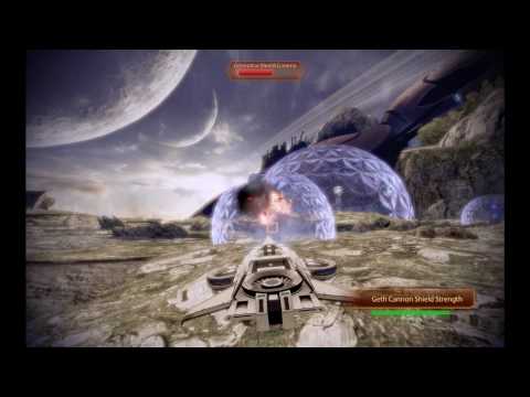 Geth Cannon Battle - Overlord DLC - Mass Effect 2