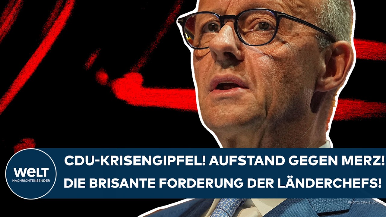 DEUTSCHLAND: Krisengipfel der CDU! Aufstand der Länderchefs! Die brisante Forderung an Kanzler Merz!
