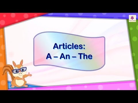 Articles A, An, and The | English Grammar & Composition Grade 2 | Periwinkle