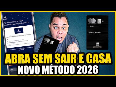 How to open an Itaú Personnalité and Uniclass account with a Black Card and a 100% online loan us...