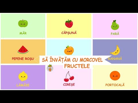 Sa invatam cu Morcovel - Fructele