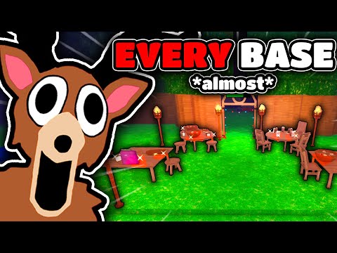 *almost* EVERY BASE I've Built in 99 Nights in the Forest! (MEGA COMPILATION)