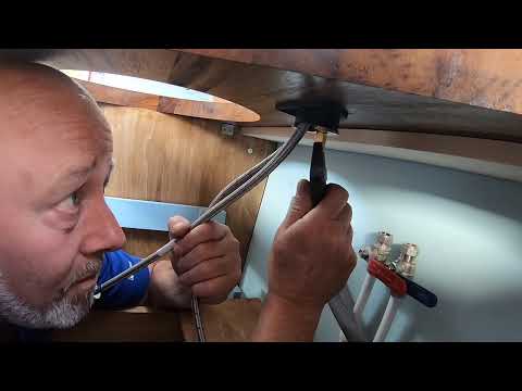 VLOG 76, Narrowboat Fit Out -  Plumbing in the Sink, Drainer & Tap