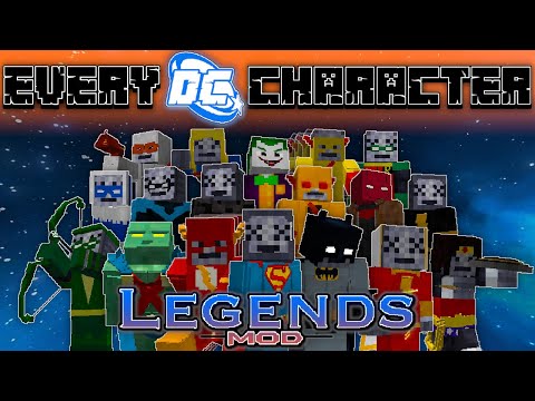 Blaze Inc - Minecraft Legends Mod Review Part 2 (Every DC Character) Minecraft Superheroes