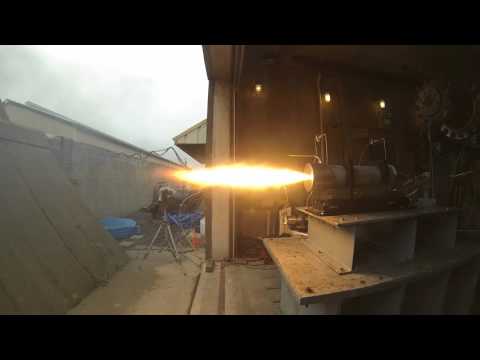Hybrid Rocket Test of USNA Acrylic Star
