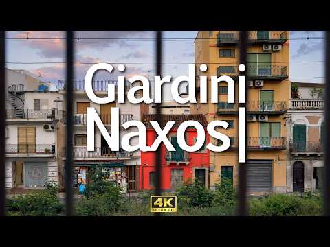 🇮🇹 Giardini Naxos Italy Walking Tour | Sicily’s Seaside Town 🇮🇹 4K