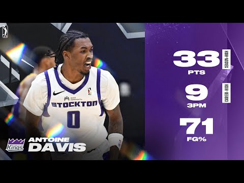 Antoine Davis EXPLODES for 33 PTS & 9 3PM Off The Bench vs. Clippers