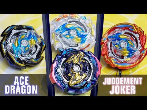 Ace/Rock/Grand Dragon .St.Ch Zan VS Judgement Joker .00T.Tr Zan - Beyblade Burst GT ベイブレードバーストガチ