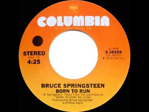 1975 HITS ARCHIVE: Born To Run - Bruce Springsteen (stereo 45)