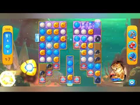 Fishdom 2022, no Boosters,  1104  level  -  прохождение без бустеров,  1104  уровень.