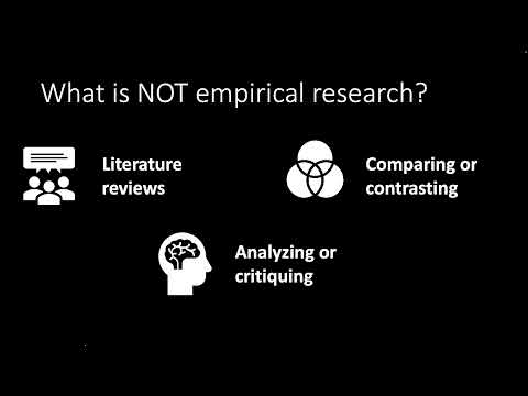 Empirical Articles Part 1: What is an empirical research article?
