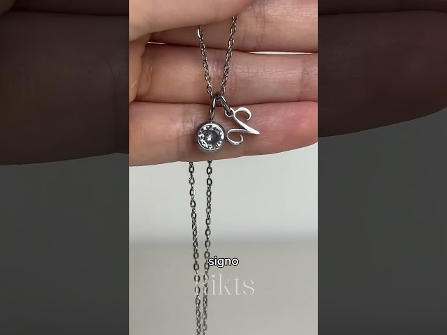 Vídeo relacionado con Collar Signo Zodiacal - Collar Personalizado Mujer - Cáncer