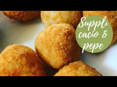 Ricetta Supplì Cacio e Pepe