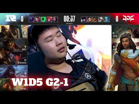 RNG vs JDG - Game 1 | Week 1 Day 5 LPL Spring 2022 | Royal Never Give Up vs JD Gaming G1