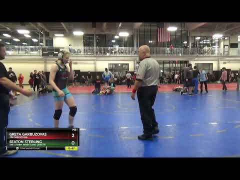 136 Lbs 3rd Place Match - Greta Garbuzovas, 706 Wrestling Vs Seaton Sterling, The Storm Wrestling