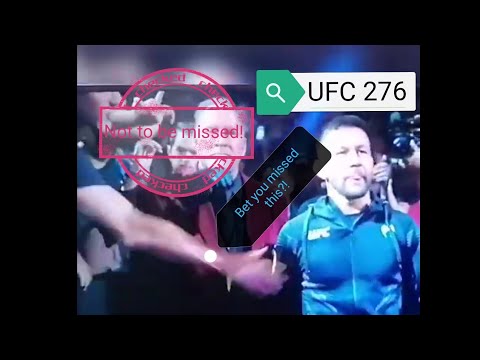 UFC 276 - Pedro Munhoz vs. Sean O’Malley | Man in crowd nearly falls into walkway 😂