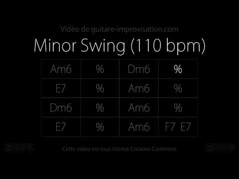 Minor Swing (110 bpm) : Backing track (electric guitar)