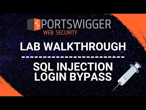 SQL Injection Login Bypass - PortSwigger Web Security Academy Series