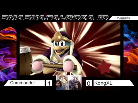 SmashaPalooza 10: Winners - Commander (Captain Falcon, Fox) vs KongXL (King Dedede)
