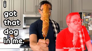 LONGGANISA LUMPIA CORNDOG - Filipino Fusion Food