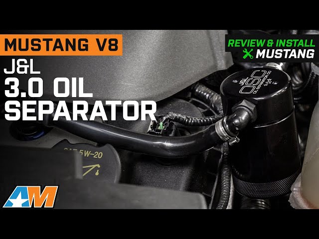 JLT Passenger Side Oil Separator 3011P-B Mustang GT 2011-2017