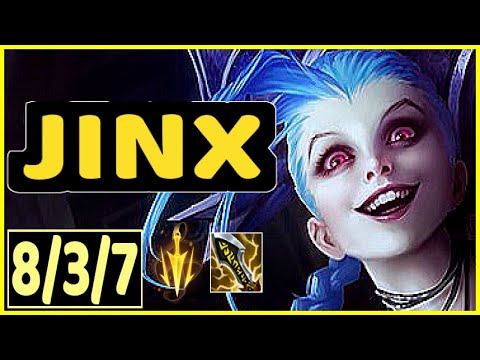JINX VS SAMIRA - 8/3/7 KDA ADC GAMEPLAY