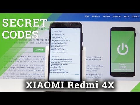 Secret Codes XIAOMI Redmi 4X - Hidden Mode / Advanced Info