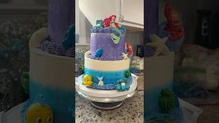 All for you my sweet girl who made me a mama ️ thelittlemermaid birthdaycake disneyprincess