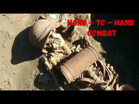 FOUND A TRENCH WITH GERMAN WWII SOLDIERS / WW2 METAL DETECTING