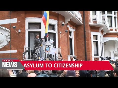 WikiLeaks founder Julian Assange granted Ecuadorian citizenship