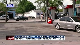 Cab driver stabbed to death at gas station