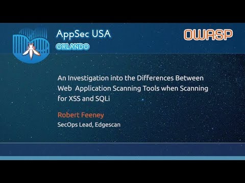 Image thumbnail for talk Differences Between Web Application Scanning Tools when Scanning for XSS and SQLi