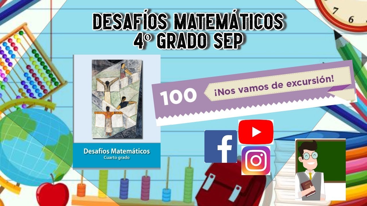Desafío 100 4º grado SEP pág 189 a 190 #educación #SEP #matemáticasatualcance #mequedoencasa