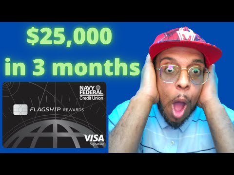 Navy Federal Credit Union |How To Get a $25K-$80K card in 3 months