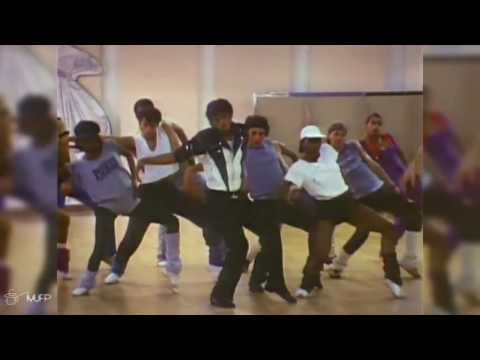 Raro video de los ensayos de Thriller de Michael Jackson 1080pHD  60fps