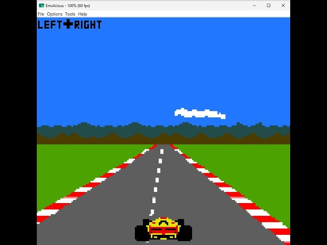 Learning Game Boy programming: Car Game