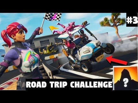 WEEK 3 HIDDEN BATTLE STAR | ROAD TRIP CHALLENGE | #3 LOADING SCREEN | Fortnite Battle Royale