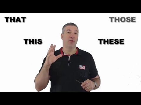 THIS, THAT, THESE, THOSE - PRONOMES DEMONSTRATIVOS