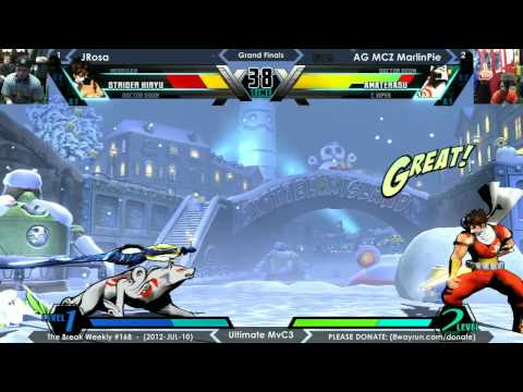 The Break #168 - UMvC3 GF - JRosa VS AG MCZ MarlinPie