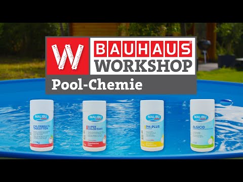 Poolpflege: Alles über Chlor, pH-Wert, Algicid und Co. [Experten-Tipps] | BAUHAUS Workshop